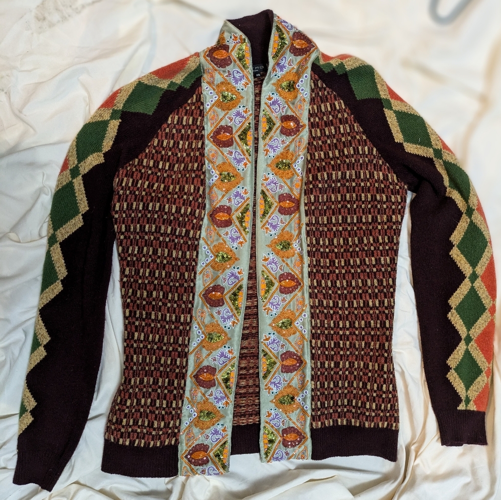 Etro Multicolor Patterned Cardigan
